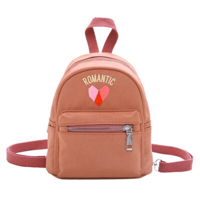 

Heart Pattern Travel Backpacks Women Oxford Cloth Shoulder Crossbody Bags