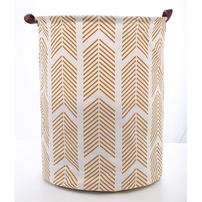 

Toponeto Cotton Linen Waterproof PE Coating Storage Basket Sundries Storage Box