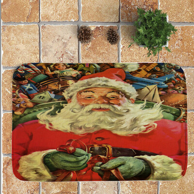 

Toponeto Merry Christmas Welcome Doormats Indoor Home Carpets Decor 40x60CM