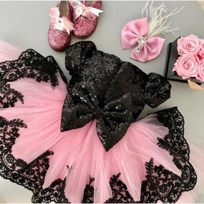 

Floral Toddler Kid Baby Girl Dress Princess Party Pageant Lace Tutu Mesh Dresses