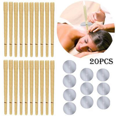 

〖Follure〗20pcs Beeswax Candling Cones Ear Wax Removal Kit With