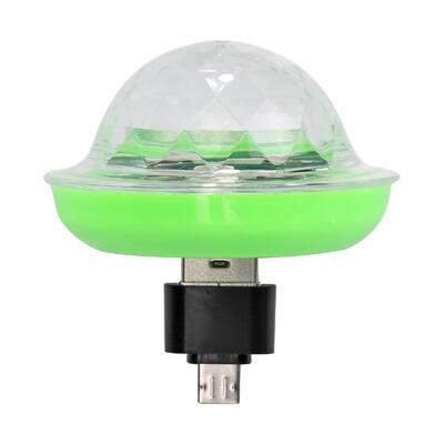 

Mini USB LED Light Crystal Ball Colorful Home Party Stage Disco Decor Lamp