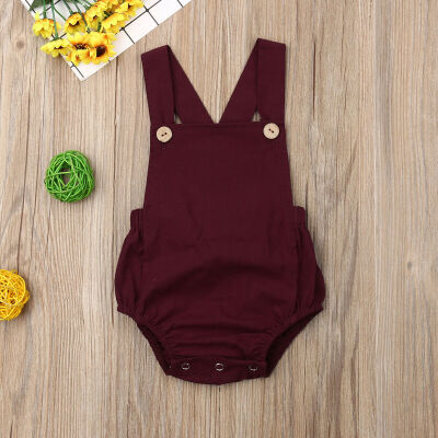 

Newborn Baby Boy Girl Romper Bodysuit Sunsuit Summer Outfit Set Clothes