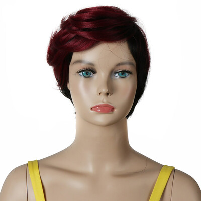 

Noble Synthetic Hair Wigs 10 Inch Short Wavy Wigs For Black Women Free Shipping Heat Resistant