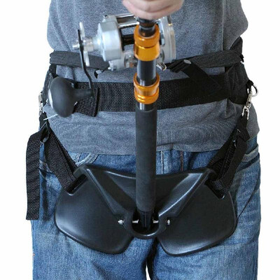 

Big Fish Sea Fishing Fighting Belt Rod Holder Tackles Adjustable Belt Waist Rod Holder