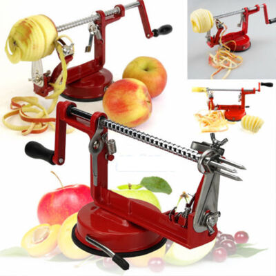 

3 in 1 Stainless Steel Potato Apple Slicer Cutter Corer Chopper Peeler Pear Fruit Easy Cut Cutter Kitchen Tool