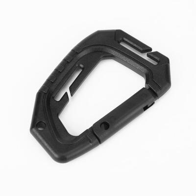 

Plastic Mountaineering Buckle Snap Clip Carabiner Hanging Keychain Hook