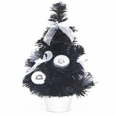 

30cm Christmas Ornaments Mini Tree Holiday Mall Home Party Ornaments Decor