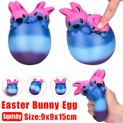 

YIWULA15cm Easter Bunny Egg Scented Slow Rising Collect Easter Gift
