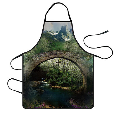 

Toponeto Home Women Waterproof Cute Cartoon Kitchen Restaurant Cooking Bib Apron Aprons