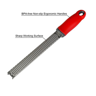 

Outdoor Cheese Grater Stainless Zester Steel Grater for Hard Cheese