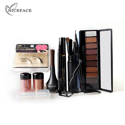 

〖Follure〗Christmas Makeup Kits Gift Set Eyeshadow Powder Eyelash Mascara Eyelashes Curler