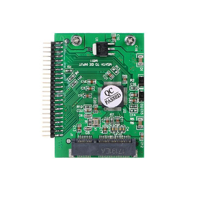 

mSATA PCI-E SSD to 25 44Pin IDE Converter Adapter As 25 Inch IDE HDD For Laptop 5V