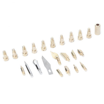 

Greensen 22 pcs Electric Wood Burning Soldering Iron Heads Kit Iron Burner Pyrograph Tool Set