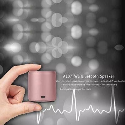 

EWA-A107 Mini Wireless TWS Speaker Portable Bluetooth Stereo Music Player For Phone PC