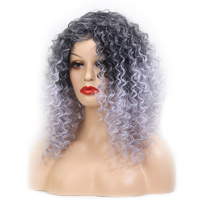 

〖Follure〗Adjustable Gradient Color Haircut Wigs Short Human Hair Synthetic PS Wig Cap