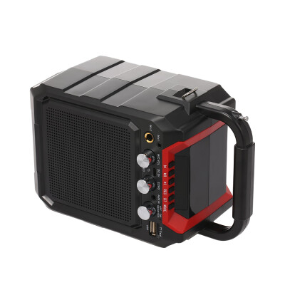 

Wireless Bluetooth Speakers 7W Outdoor Loudspeaker FM Radio TF Card AUX IN U Disk Music Player One-click Recording Dual Microphone