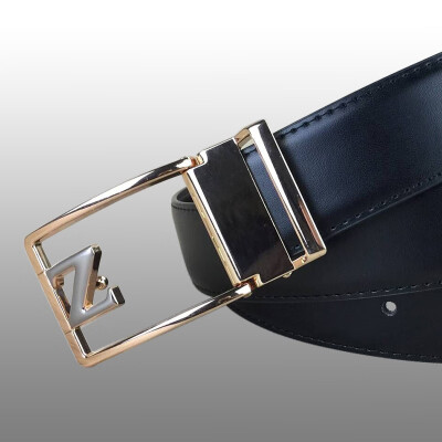 

Mens belt wild smooth buckle belt Korean version of the tide casual middle-aged young students business belt belt custom