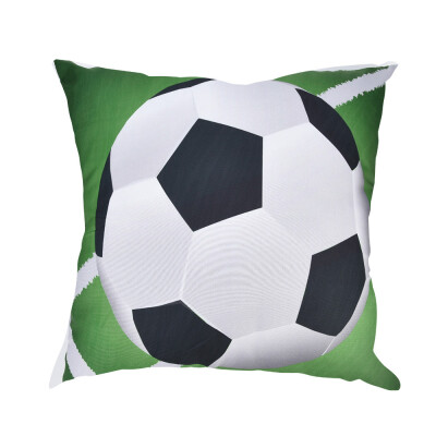 

〖Follure〗Soccor Print Pillow Case Polyester Sofa Car Cushion Cover Home Decor