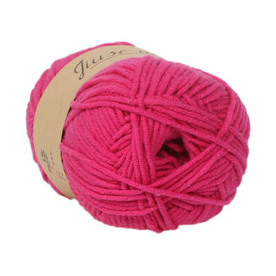 

Toponeto 1PC 50g Chunky Colorful Hand Knitting Baby Milk Cotton Crochet Knitwear Wool A