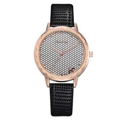 

Hot Creative Women Watches Honeycomb Dial Fashion Quartz Wristwatch Featured Ladies Temperament Clock Gift Zegarek Damski