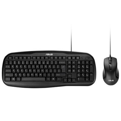 

ASUS KM-95 Pro 103 Key USB Wired Keyboard 3 Key 1000DPI Ergonomic Mouse Kit