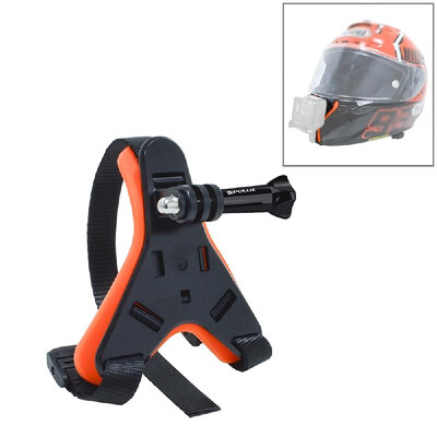 

PULUZ Motorcycle Helmet Chin Mount Holder Strap Fixing Bracket Camera Accessories for DJi Osmo Action Camera