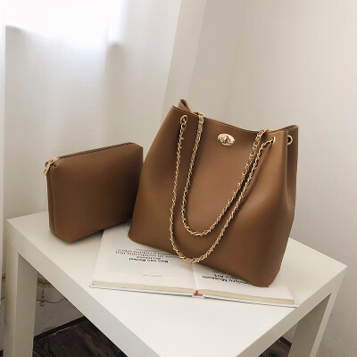 

Summer large-capacity bucket bag female 2019 new wave Korean version of the wild single shoulder slung fashion casual mother bag