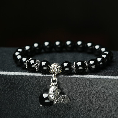 

Black Onyx Zodiac Fashion Crystal Accessories Bracelet
