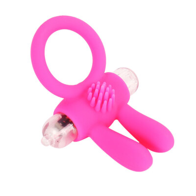 

Male Waterproof Vibrating Rabbit Cock Ring with Clitoral Stimulator USA Seller