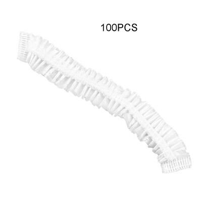 

〖Follure〗100Pcs One-off Disposable Hotel Home Shower Bathing Flower Hair Elastic Cap Hat