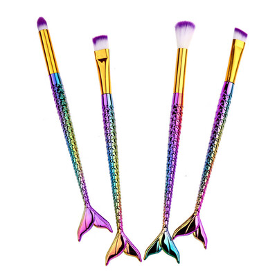 

〖Follure〗4Pcs Pro Makeup Cosmetic Brushes Set Powder Foundation Eyeshadow Lip Brush