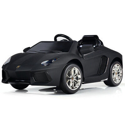 

12 V Licensed Electric Kids Riding Car with Lights & Music-A