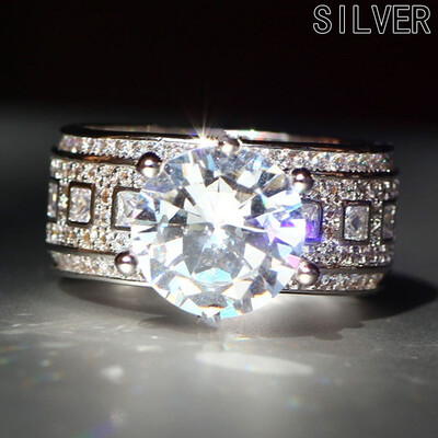 

Luxurious Natural Gemstones White Sapphire Wedding Birthstone Bride Flower Engagement Ellipse Drop Ring Jewelry
