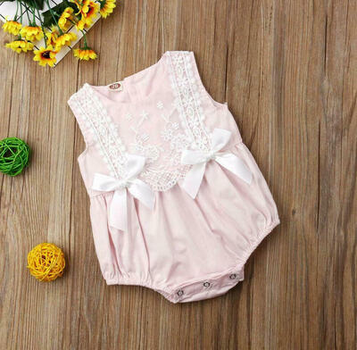 

Cute Toddler Baby Girl Summer Floral Bodysuit Romper Sunsuit Outfits Clothes