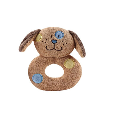 

Tailored Infants Kids Animal Soft Plush Baby Hand Bells Educational Doll Toy Dog