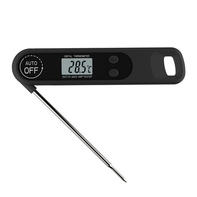 

Digital Folding Food Thermometer Meat Milk Cooking Food Long Probe BBQ Foldable Magnetic Temperature Tester
