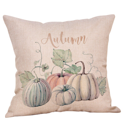 

Tailored Happy Thanksgiving Day Throw Pillow Cases Cafe Sofa Cushion Cover Home Decor A