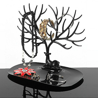 

Gobestart Creative Jewelry Organizer Display Earring Necklace Holder Ring Display Stand