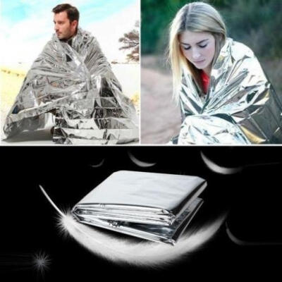 

Outdoor Emergency Solar Blanket Survival Insulating Mylar Thermal Heat Blankets