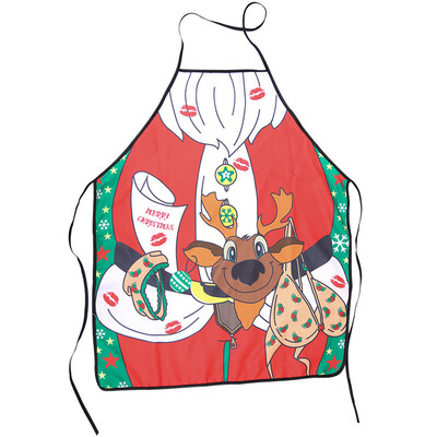 

Christmas Sexy Cooking Aprons for Christmas Dinner Party Happy New Year Supplies