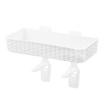 

Durable PP Nail-free Storage Rack Shampoo Towel Basket Shelf Bathroom Tools