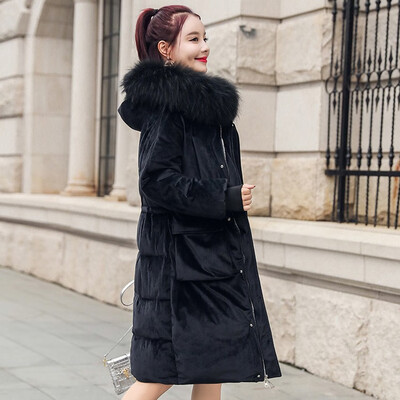 

2018 autumn&winter new down padded jacket thickened bread padded jacket long style padded jacket