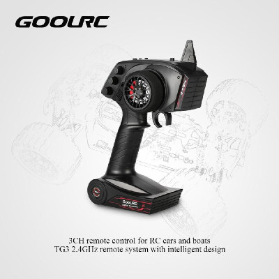 

Original GoolRC TG3 24GHz 3CH Digital Radio Remote Control Transmitter with Receiver for RC Car Boat