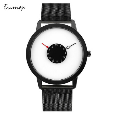 

Festival gift Enmex subverts the creative perspective of the second hand watch handstand hands simple watch