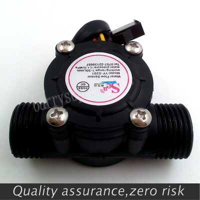 

2PCS Water Fuel Flow Meter Sensor Counter Hall Flowmeter pool float switch for water heaterscredit card machine G12 1-30Lmin