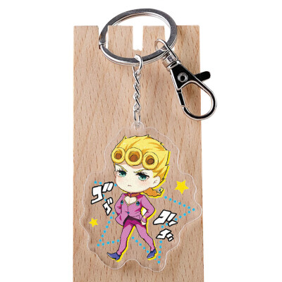 

Anime JOJOs Bizarre Adventure Acrylic Keychain Anime Accessories Cartoon Key Ring