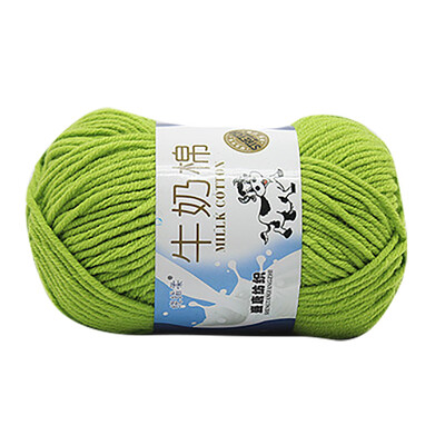 

Gobestart SALE LOT of 1PC 50g NEW Chunky Colorful Hand Knitting Scores Milk Cotton