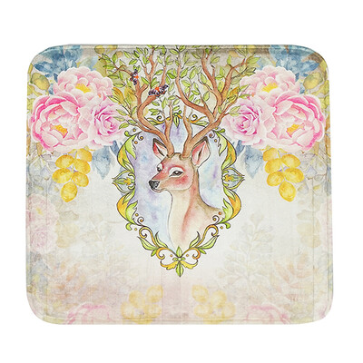

Tailored Thickened Memory Foam Chair Cushion Christmas Printing Slow Resituating Cushion