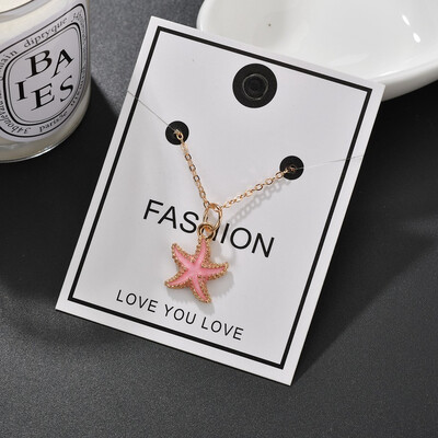 

Metal Conch Shell Pendant Necklace Color Exquisite Small Pendant Necklace Womens Personality Simple Sweet Fashion Jewelry